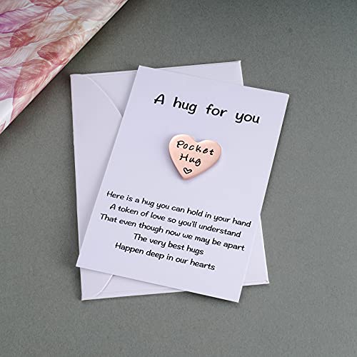 Mixjoy Cute Little Heart Pocket Hug Token Gift Card - Isolation Nhs Social Distancing Thinking Of You Love Gift For Family Friends #TOP3