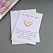 MIXJOY Cute Little Heart Pocket Hug Token Gift Card - Isolation NHS Social Distancing Thinking of You Love Gift for Family Friends
