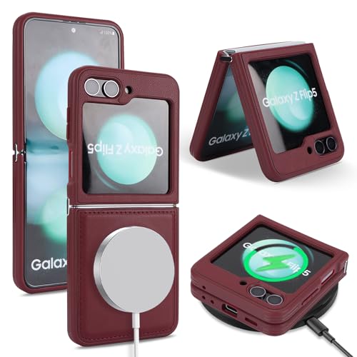 Coque Samsung Galaxy Z Flip 5 antichoc magnétique avec aimant intégré Magsafe