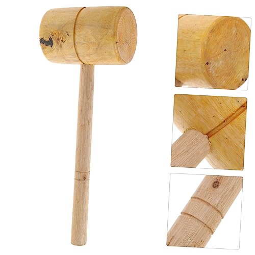 Yardenfun Wooden Carpenter Mallet Durable Chisel Hammer for Woodworking and Carving Comfortable Grip Lightweight Design for Diy Projects and Home Decoration