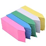 OTYMIOW 500Pcs 4 Inches Plant Labels, Colored Garden Markers, Waterproof Plant Tags, Plastic Nursery Garden Stake Tags, Garden Labels Markers, Pot Marker Plant Stakes,Gardening Name Tags