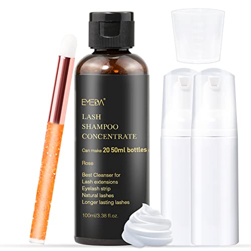 EMEDA Lash Shampoo Concentrate for Eyelash Extensions 100ml Eyelash Extensi