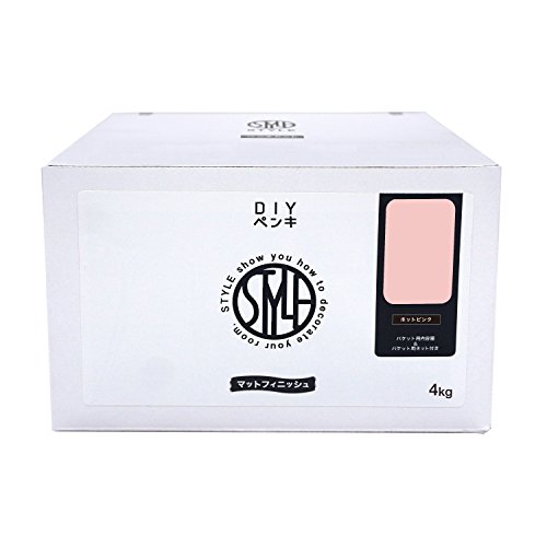 ニッペ STYLE DIYペンキセット ホットピンク 4kg