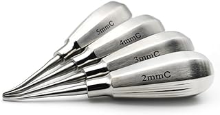 Luxating Elevator Curved Stubby Handle Set of 4