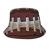 ASEELO Englisch-Bulldogge Unisex Fischerhut Sommer Reise Sonne Angler Hüte für Urlaub Einkaufen Wandern Angeln, American Football Schnürsenkel, One size