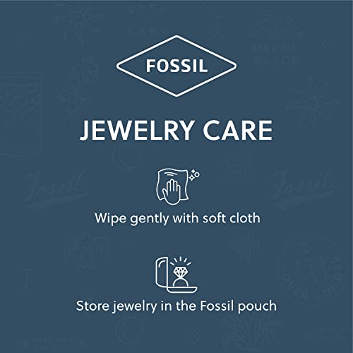 Image of Fossil Men's Plated Stainless Steel Engravable Personalized Gift ID, Chain or Cuff Bracelet for Men
