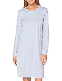 folgt Seidensticker Damen Women Sleepshirt, Long Sleeve Nachthemd, hellblau, 042