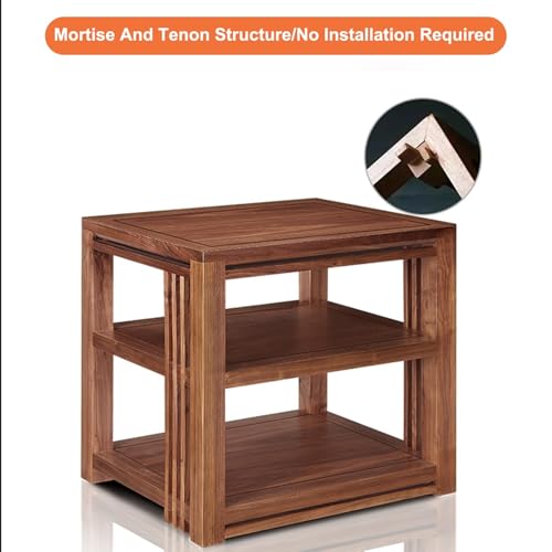 Meuble stéréo moderne support audio robuste pour lecteurs DVD et TV - 5