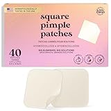 LivaClean 40CT Large Pimple Patches for Face – Hydrocolloid Bandages for Spots, XL Zit Stickers & Spot Patches for Clear Skin, Acne Patch Hydrocolloid Strips