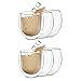 Produktbild DUOS® Latte Macchiato Gläser Set 6x310ml, Doppelwandige Gläser Latte Macchiato, Doppelwandige Kaffeegläser, Teegläser, Cappuccino Gläser, Eiskaffee Gläser Thermogläser doppelwandig Espressotassen Glas