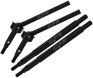 Medium Carbon Steel Front CVD Drive Shaft and Rear Axle Shafts Set for Traxxas 1:18 TRX4M Ford Bronco Crawler 97074-1 / TRX4M Land Rover Defender 97054-1 / TRX4M K10 High Trail Crawler 97064-1