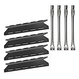 BBQ-Element Grill Heat Shields and Grill Burners Replacement for Kenmore 146.34611410, 146.10016510,...