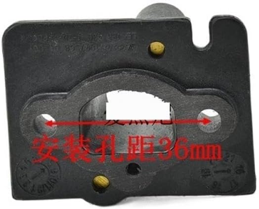 OM36 Carburetor Insulator E O SA 36 37 38 43 44 EF3600 3700 4300 Compatible Carb Rubber Spacer Adapter Flange Intake Manifold(1 Piece)