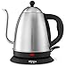 Osaka, 1.5 Liter Electric Quick Boil Gooseneck Water Kettle for Drip Coffee – Accurate Flow Control And Fully Stainless Steel Interior Tea Kettle - Perfect For Manually Brewed Pour Over Coffee and Tea