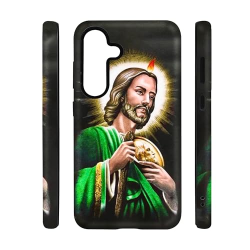 qizjio San Judas Phone Case, Shockproof Protective Cover for Samsung Galaxy S24
