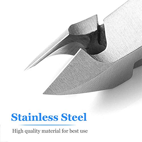 Ivon Cuticle Trimmer, Professional Non-Slip Cuticle Cutter Stainless Steel Nipper #TOP2