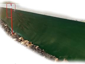 NOOR Amphibian Protection Fence, Toad Fence, Green, 0.5 x 25 m, Protective Fence for Toad Hiking, 120 g/m², 2 Eyelets Distance for Lantern Iron, Effective and Sustainable Species Protection
