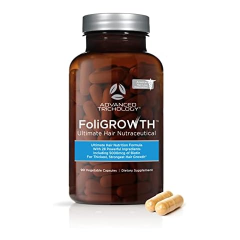 Advanced Trichology FoliGROWTH™ Hair Growth Supplement for Thicker Fuller Hair | Approved by the American Hair Loss Association, Revitalize Thinning Hair, Backed by 20 Years of Experience in Hair Loss Cover