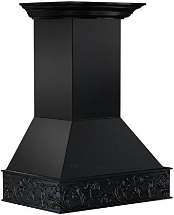 ZLINE 30" Convertible Vent Wooden Wall Mount Range Hood in Antigua - Includes Motor