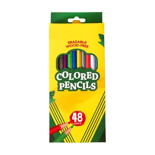 Tuxxjzm Lápices para colorear, lápices de colores preafilados, suministros de arte, bolígrafo de dibujo de 2.8 mm para dibujo de cómics, bocetos, aula, profesores, niños