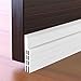 Produktbild Dichtungsband für Türen, Selbstklebende Tür Türdichtung Dichtungsstreifen Zugluftstopper gegen Insekt Ersatzdichtung Wetterfest Blocker Schalldichtung Silikon Türstopper 100 * 5cm (Weiß)