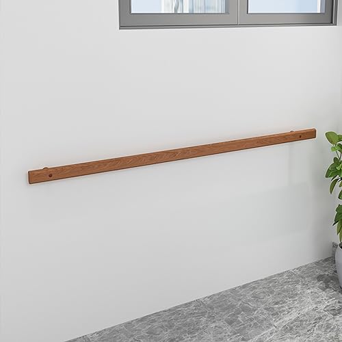 Rampe d'escalier en bois haut de gamme avec garde-corps robuste - 3