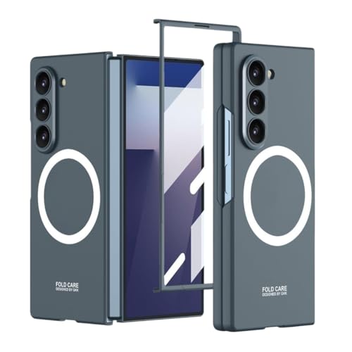 Coque Samsung Galaxy Z Fold 5 magnétique transparente en PC ultra-mince