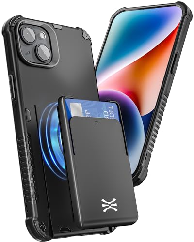 Coque iPhone 14 robuste et portefeuille amovible pour libérer vos poches encombrées
