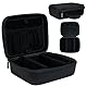 LENS-AID Organizer Case für Kamera- & Technik-Zubehör: Hard Case Tasche zur Aufbewahrung auf Reisen | Schutz für USB-Kabel, Akkus, Festplatte, Powerbank, Adapter