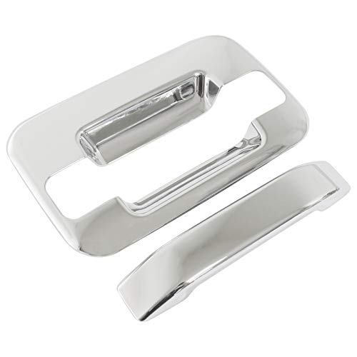 Newyall Set Of 5 Chrome Front Rear Left Right Exterior Door Handle Cover With Keypad And Tailgate Cover #TOP2