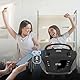 Boombox Tragbares CD-Radio mit Bluetooth BSL JL-2031A, mit 4 W RMS-Leistung, FM-Radio und USB-Anschluss, kompatibel mit MP3-Dateien, LCD-Display, AUX-Eingang und Kopfhörerausgang