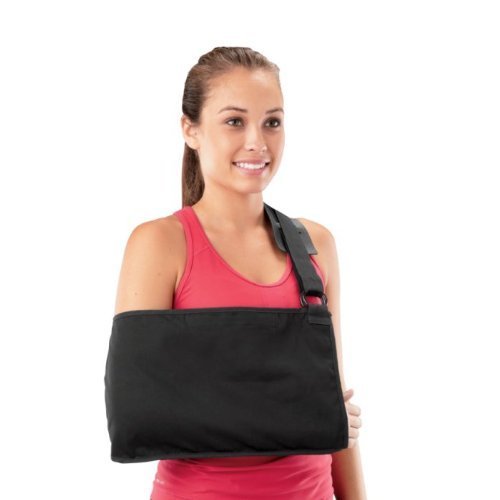 BREG '08007 Sling Arm, Cotton Universal Envelope Style Extra Deep Pouch Hook and Loop Closure Classic