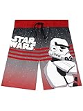 Star Wars Traje De Baño para Niño, Bañador Natacion para Niños, Costume Stormtrooper Bambino, Rojo 9-10 Años