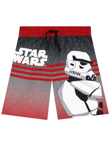 Star Wars Boys Swim Shorts, Boys Swimming Trunks, Stormtrooper Costume, Red 6-7 Years