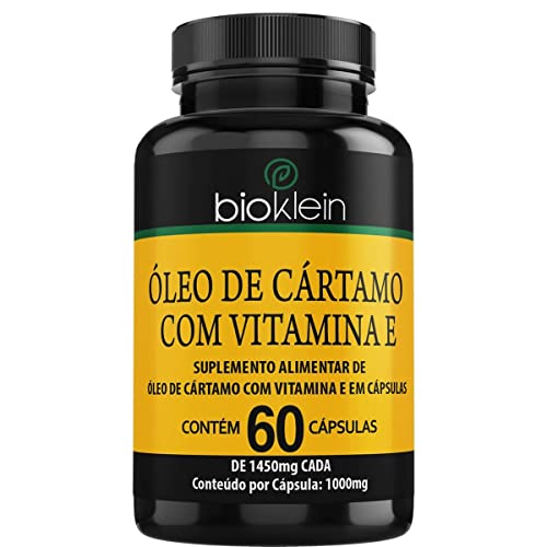 Bioklein Óleo De Cártamo Com Vitamina E - 60 Cápsulas -