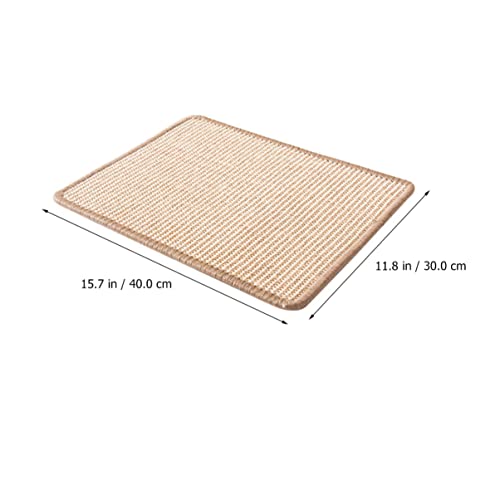 PATKAW Tapete Arranhador de Gato: Tábua de Arranhar de Sisal Almofada de Arranhador de Gato Natural