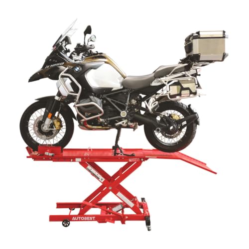 Autobest - Table de levage moto hydraulique - 365 kg