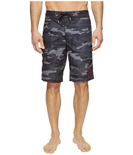 O'neill Mens Santa Cruz Printed 2.0 Swim, Black Camo, 31 #TOP6