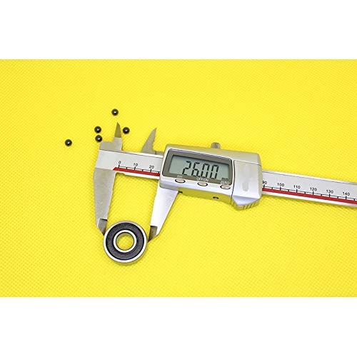 Roulement 6000RS céramique hybride ABEC-1 à gorge profonde anti-friction - 5