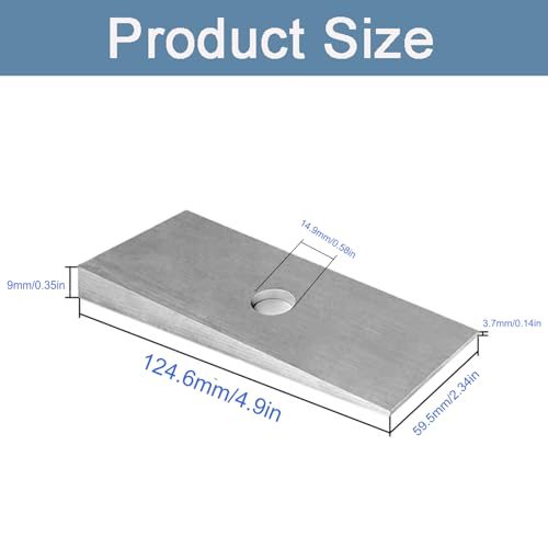 Image of 2.5Steel Degree Shims - Universal Suspension Axle Shims,Set of 2,Silver