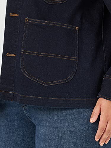 Lee Women's Plus Size Chore Jacket, Rinse, 2X #TOP3