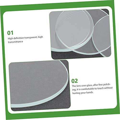 6Pcs Round Flat Glass Watch Lens Durable Replacement for Watch Repair Tools Easy to Install for Watchmakers and DIY Enthusiasts4