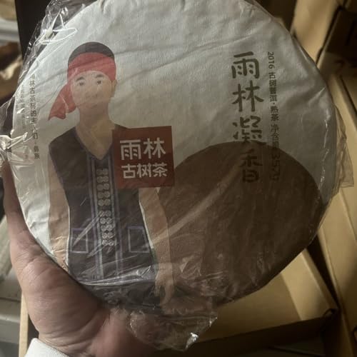 Thé Pu-Erh Cuit 2016 Rainforest Ningxiang 357g Galette Premium Shou Puerh de Yunnan