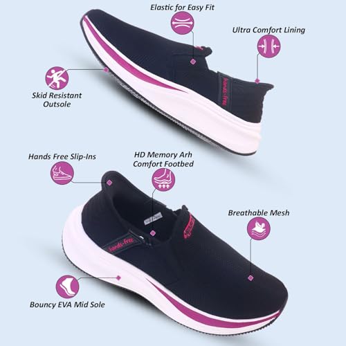 Image of SPARX Women's SL-303 Sports Shoes | Lightweight Running & Walking Shoes | Stylish, Comfortable & Durable Athletic Footwear