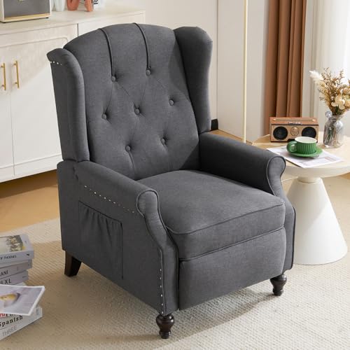 Wingback Recliner Chair with Massage and Heat
