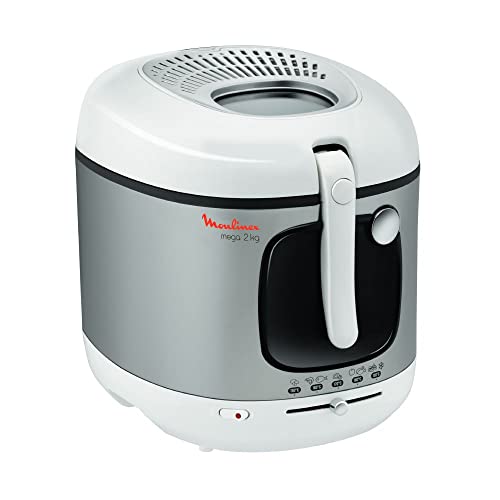 AM4800 Mega Frytkownica, Plastik, 2100W, Biały/Srebrny