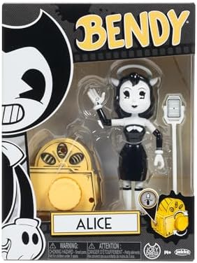 Bendy and The Ink Machine 5" Alice with Microphone & Projector Wave #3 Action Figures image 5