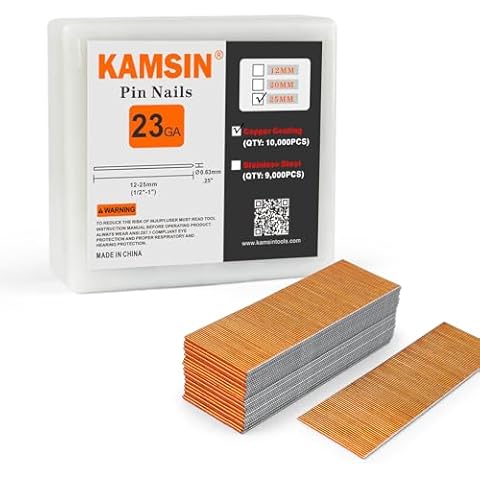 KAMSIN P625 23 Gauge Headless Pin Nails Cover