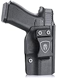 WARRIORLAND IWB Kydex Holster Compatible with Glock 43 / 43X / G43X MOS Pistol, Inside Waistband Concealed Carry, Adj. Posi-Click Retention & Cant, Right Hand