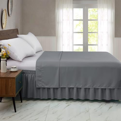 Cache-sommier microfibre douce 38,1 cm pour chambre moderne - 8